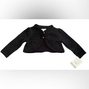3/$15 Carter’s Baby Special Occasions Dress Cardigan Black Metallic Sparkle (9M)